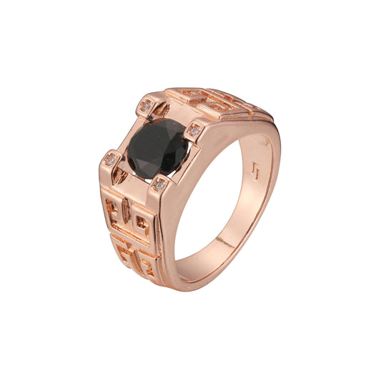 anéis de ouro rosa