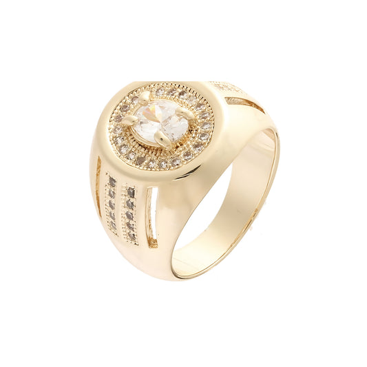 Anillos en Oro de 14K, baño de Oro Rosa colores