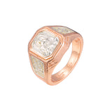 Ros¨¦goldene zweifarbige modische Kettengliederringe