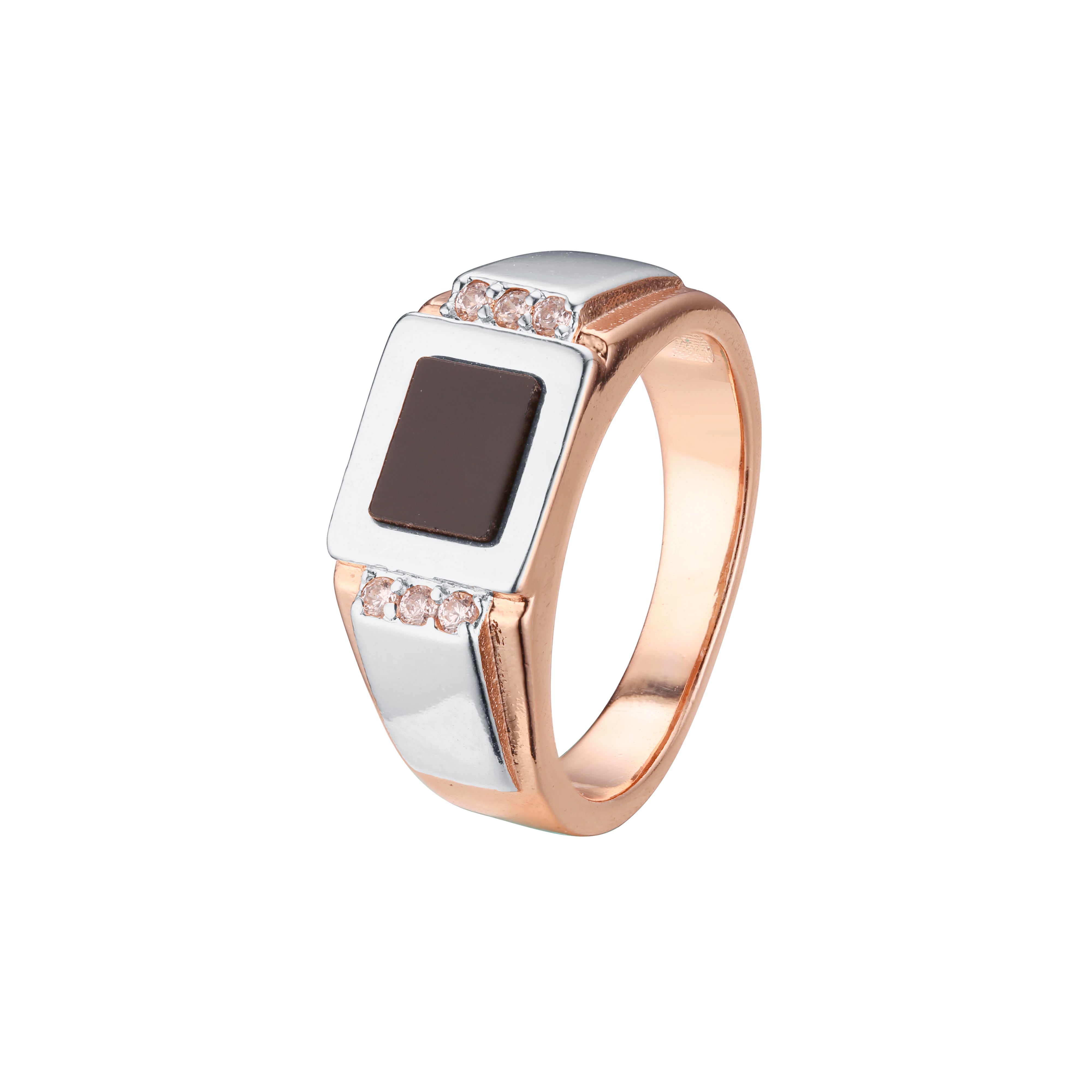 Men's rings in 14K Gold, Rose Gold, two tone plating colors