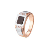 Men's rings in 14K Gold, Rose Gold, two tone plating colors