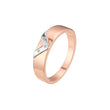 Rose Gold two tone rings