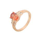 Ultra-luxuri?se Cluster-Halo-Ringe von Victoria im Vintage-Stil, vergoldet mit Ros¨¦gold