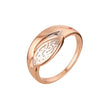 Rose Gold two tone plain design rings