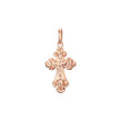 🔥 Eastern Orthodox Russian budded pendant in Rose Gold & 14K Gold plating colors