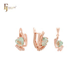 Conjunto Ouro Rosa com Pingente