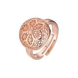 Open rings in 14K Gold, Rose Gold plating colors