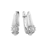 Aretes en Oro 14K, Oro Blanco, Oro Rosa, baño en dos tonos
