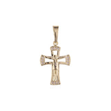 Maltese Eastern Orthodox Russian pendant in Rose Gold, 14K Gold plating colors