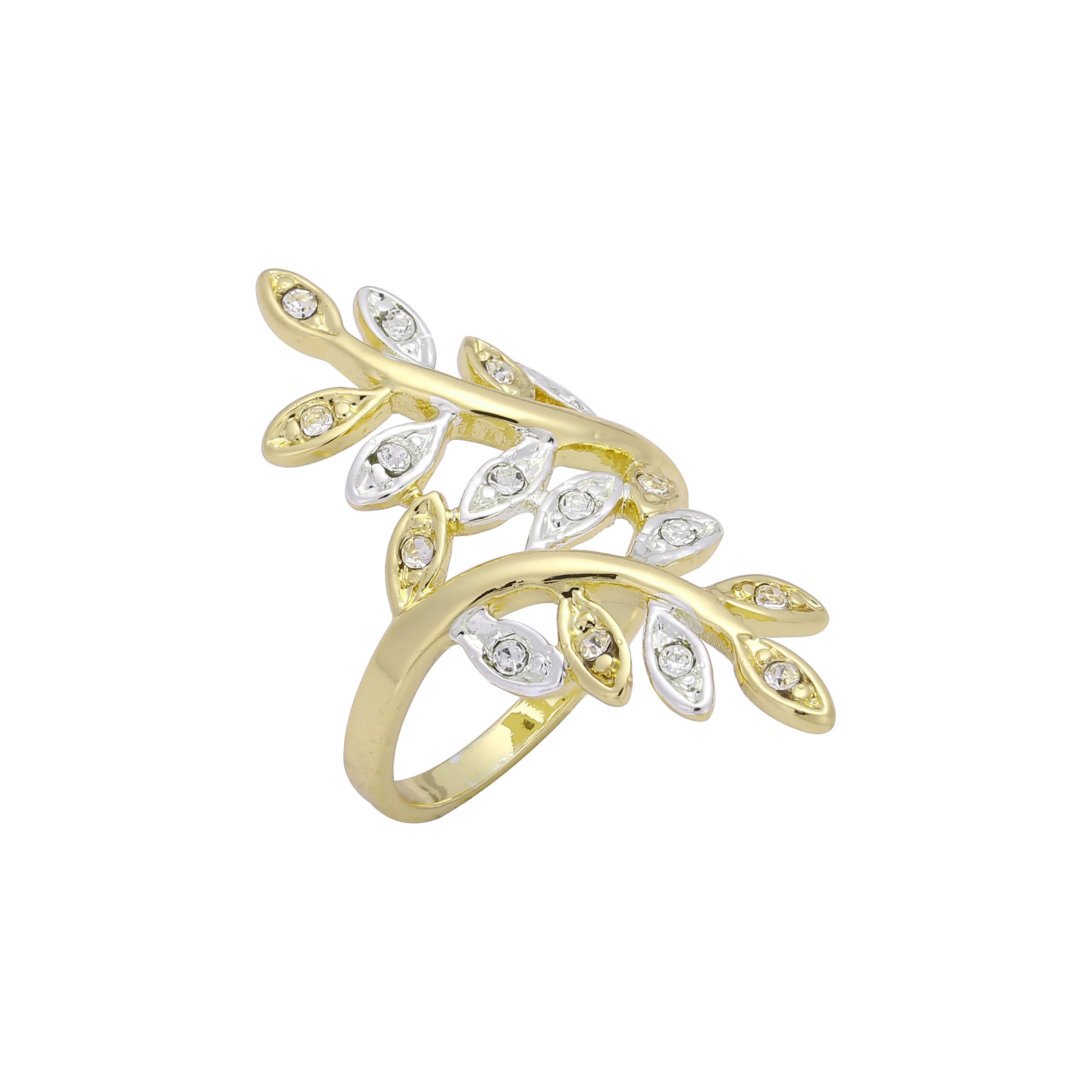 Filigran gepflasterte Ringe aus 14-kar?tigem Wei?gold, Ros¨¦gold, zweifarbigen und dreifarbigen Steinen
