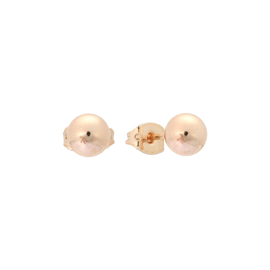 Brincos de contas em ouro 14K, cores banhadas a ouro rosa
