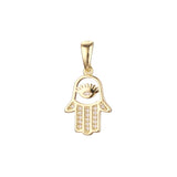 14K ゴールド ハムサ ペンダント