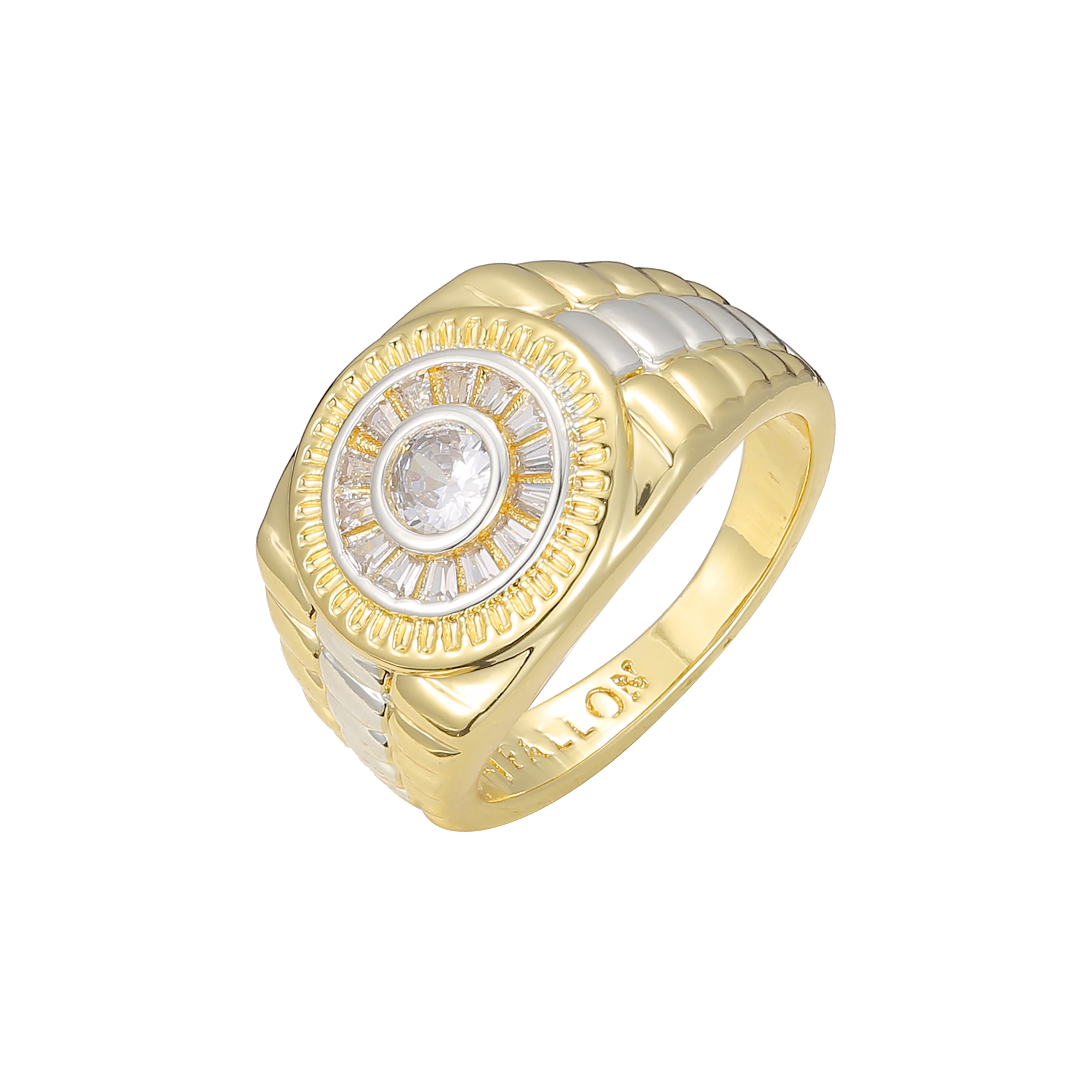 14K 金男士戒指 2 色