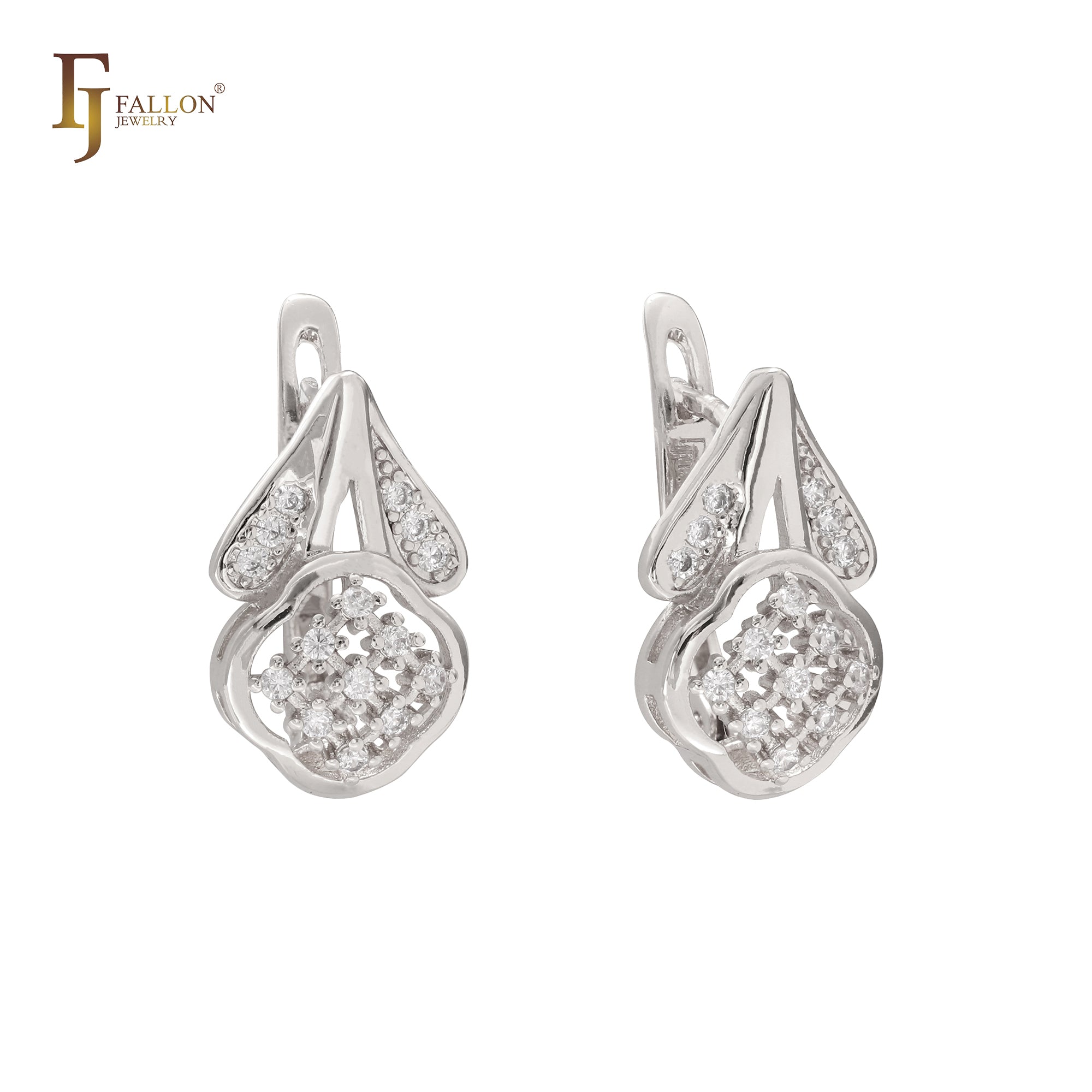 Pendientes de oro de 14 quilates.