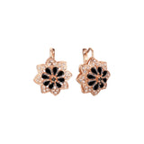Cluster-Ohrringe mit Sonnenblumenbl¨¹ten in den Farben 14 Karat Gold, Wei?gold und Ros¨¦gold