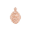 Colgante Santa Matrona en Oro Rosa bicolor, baño de Oro 14K colores
