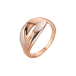 Rose Gold two tone plain design rings