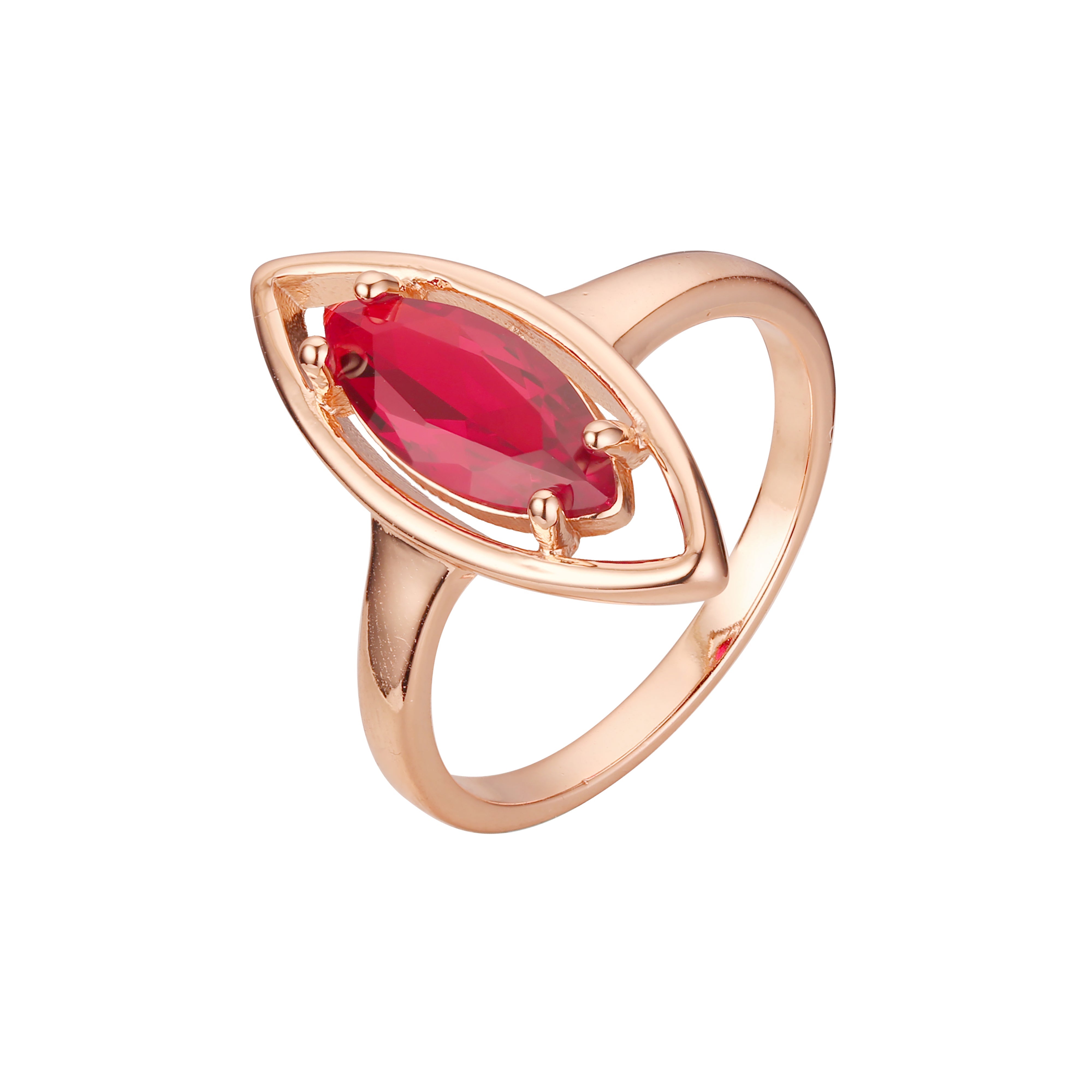 Wei?e Cluster-CZ-Ringe aus Ros¨¦gold