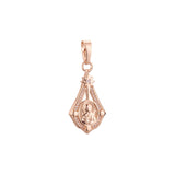 Saint Matrona 玫瑰金吊坠，14K 镀金颜色