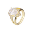 Open rings in 14K Gold, Rose Gold plating colors