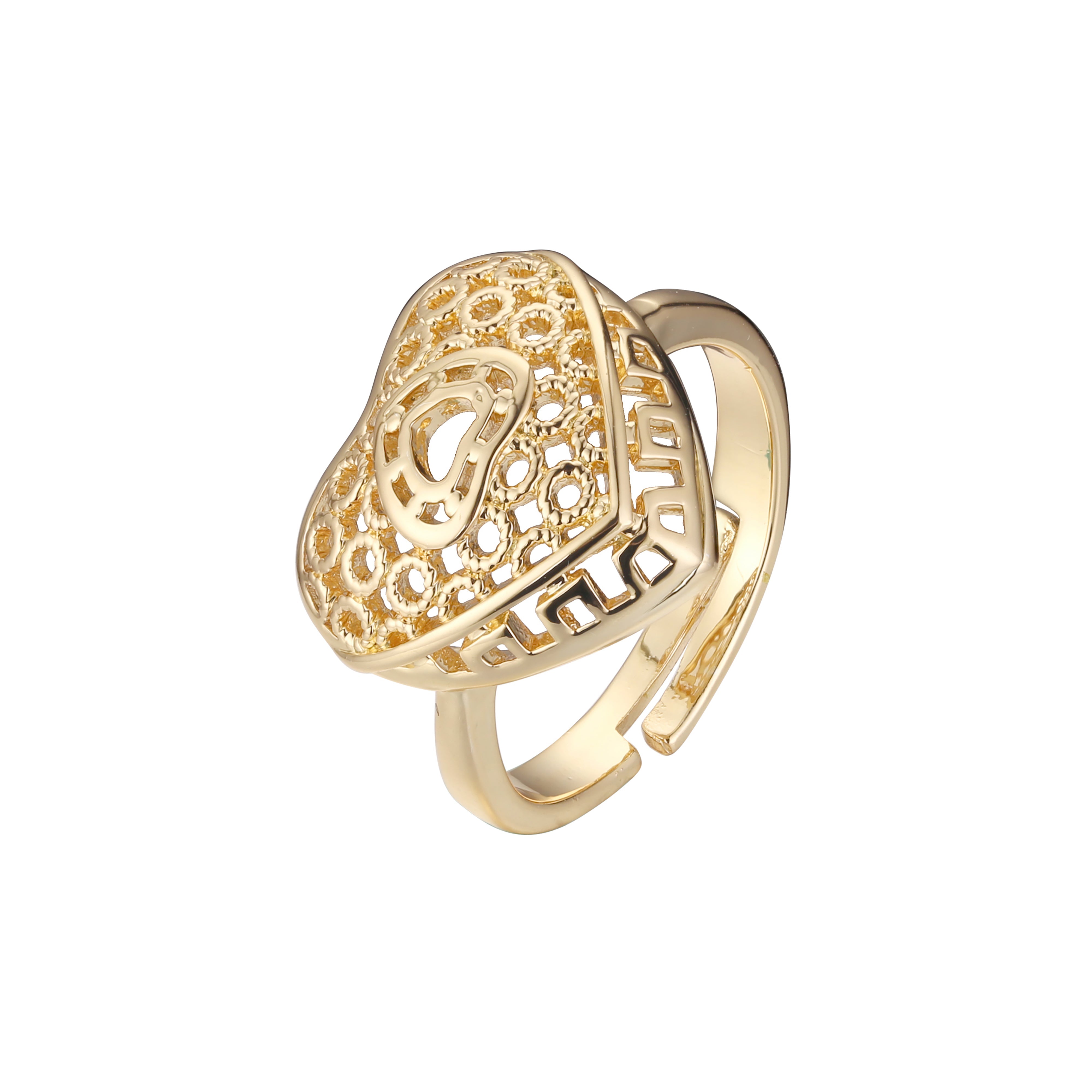 Offene Ringe aus 14-kar?tigem Gold mit Ros¨¦gold-Beschichtung