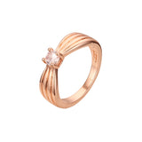 Ovale Solit?rringe aus Ros¨¦gold