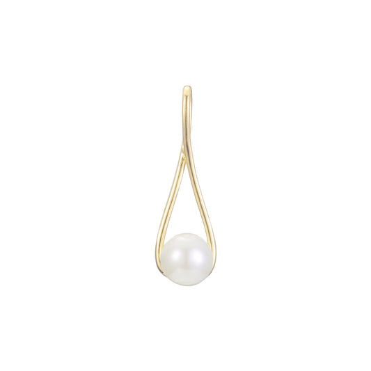 Pearl pendant in Rose Gold, 14K Gold plating colors