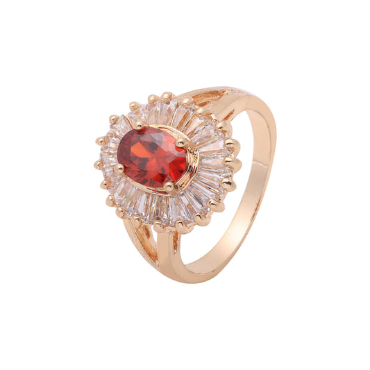 Anéis ultraluxuosos vintage Victoria banhados em ouro rosa