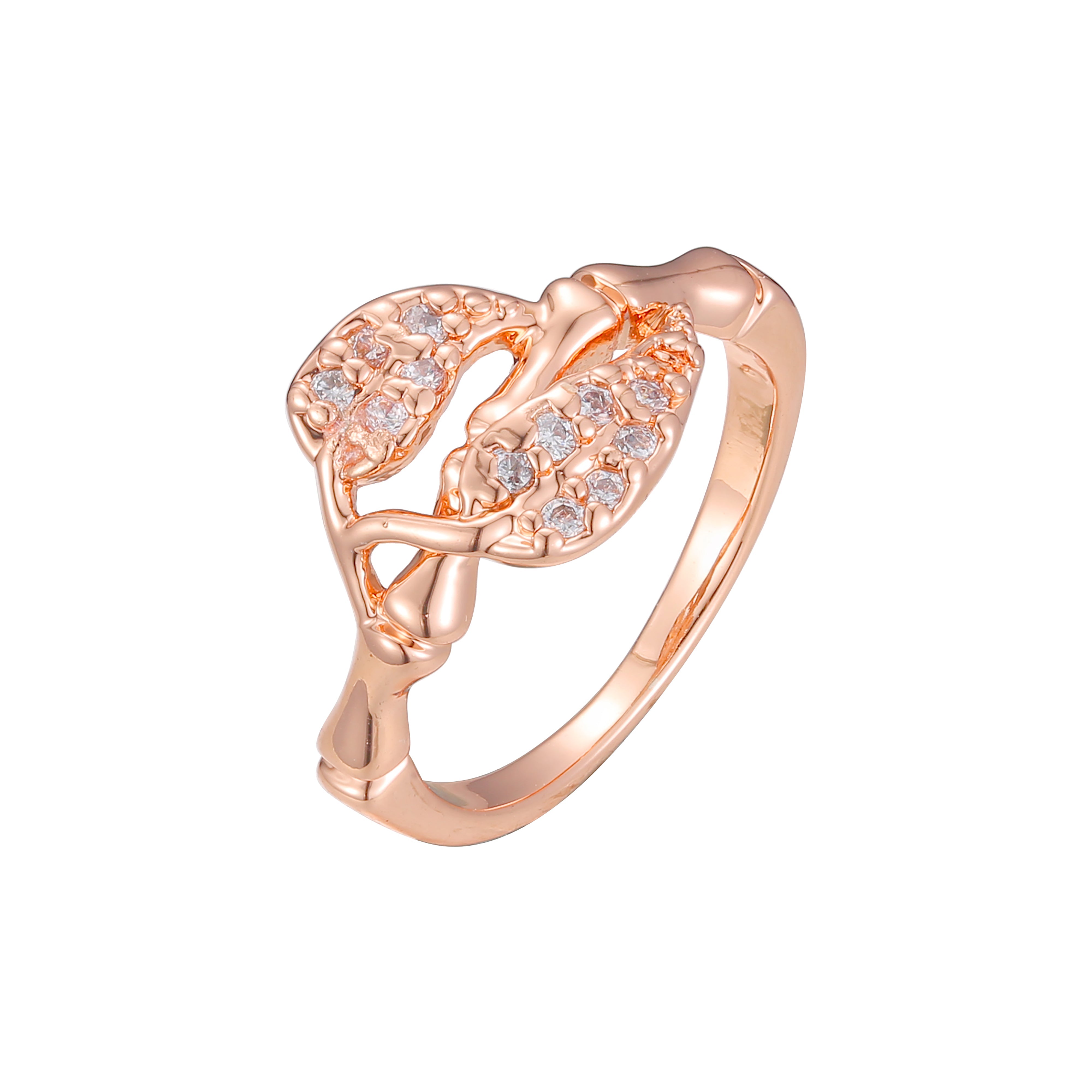 Ros¨¦goldene Solit?rringe im Smaragdschliff