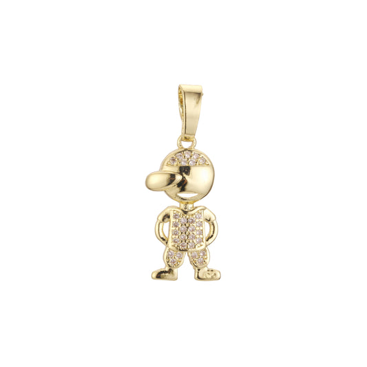 14K ゴールド キッド ペンダント