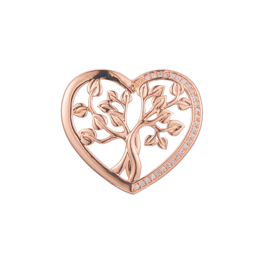 Pendant in Rose Gold two tone, 14K Gold plating colors