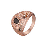 Men's rings in 14K Gold, Rose Gold plating colors
