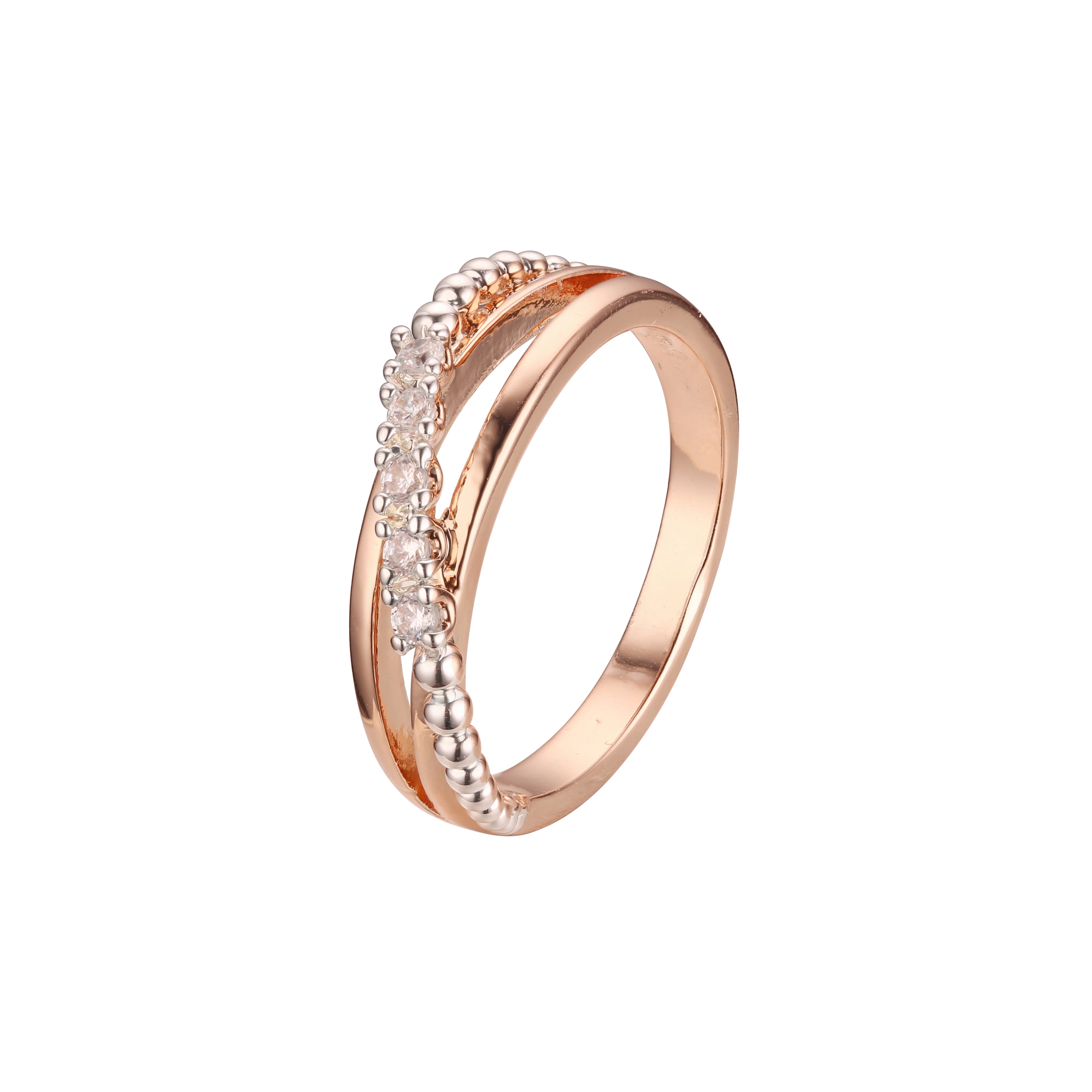 Ringe aus 14-kar?tigem Gold, Ros¨¦gold-Beschichtung