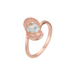Ineinandergreifende Ringe aus Ros¨¦gold