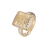 Offene Ringe aus 14-kar?tigem Gold mit Ros¨¦gold-Beschichtung