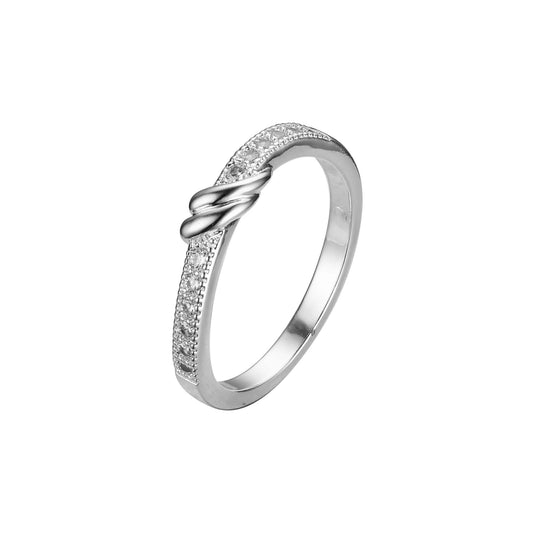 Double band Wedding band rings in 18K Gold, White Gold, Rose Gold, 14K Gold, two tone plating colors