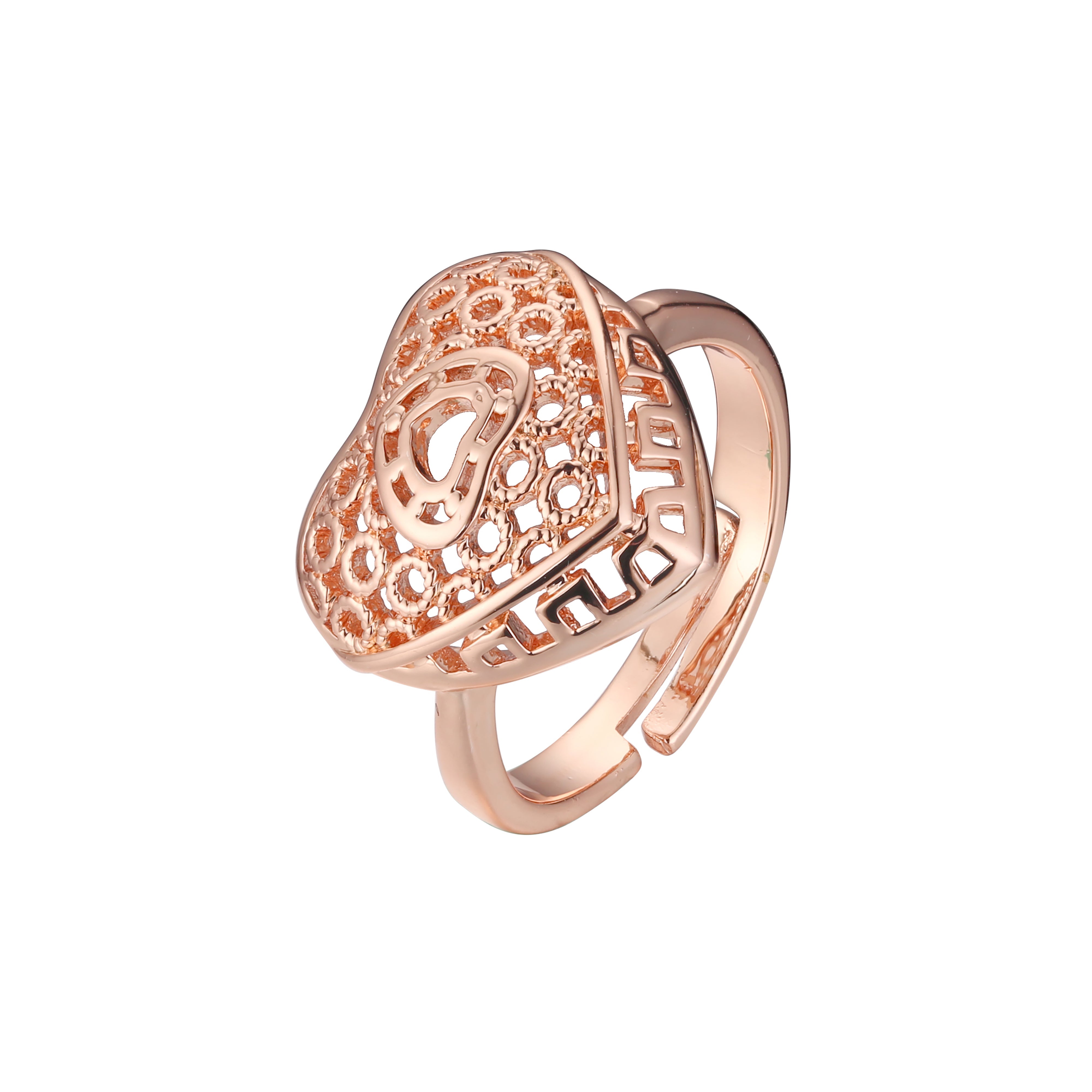 Offene Ringe aus 14-kar?tigem Gold mit Ros¨¦gold-Beschichtung