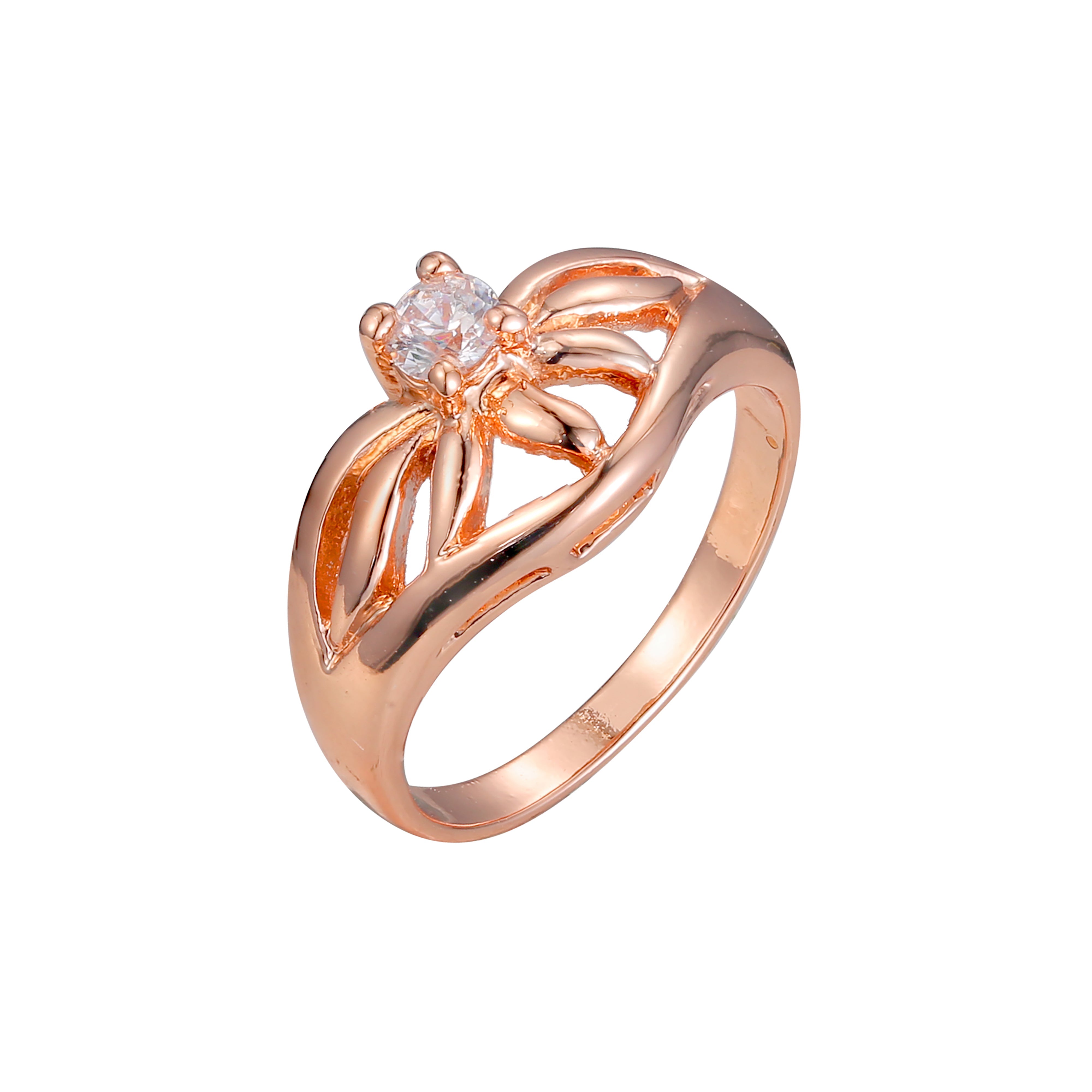 Rose Gold solitaire rings