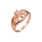 Rose Gold solitaire rings