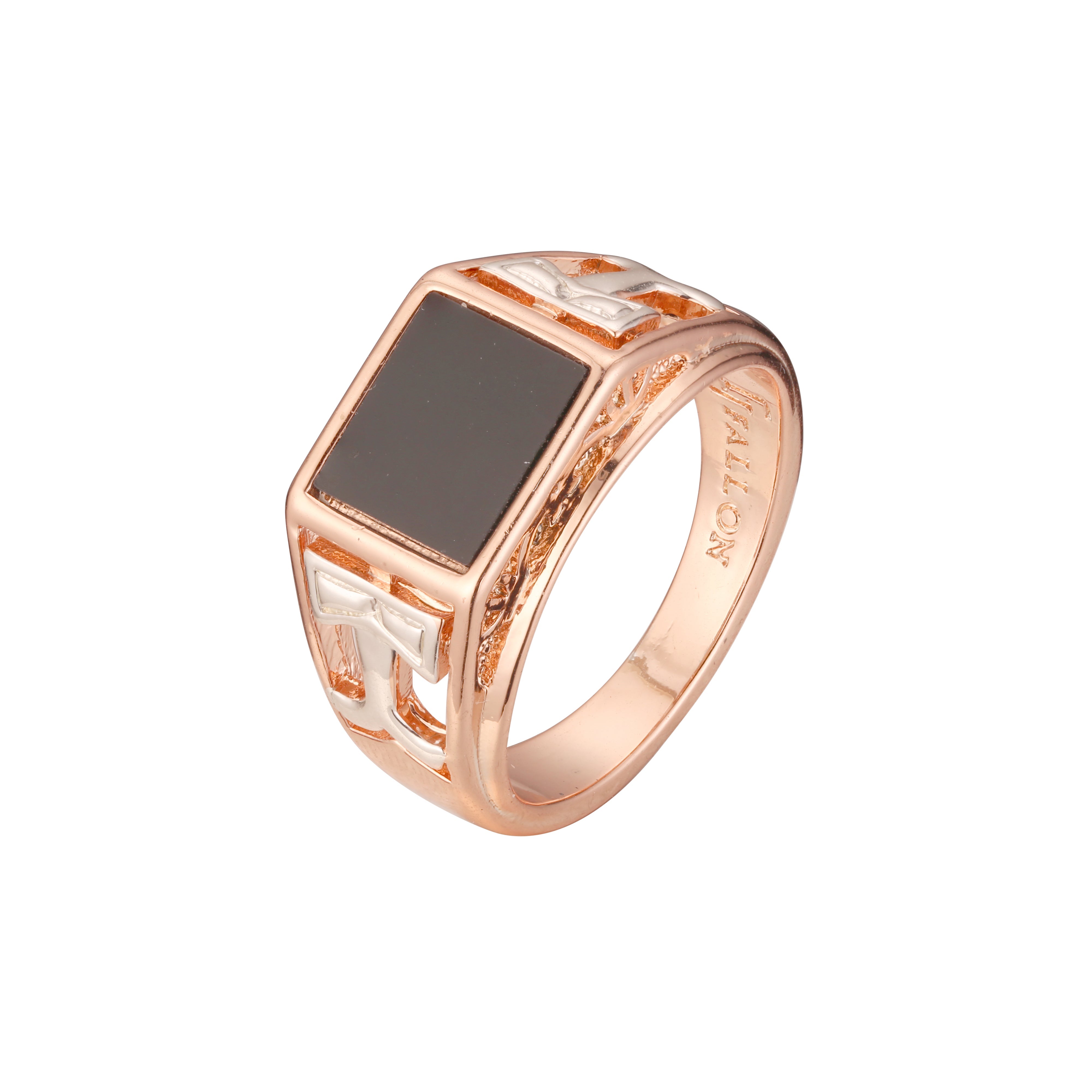 Zweifarbige Herrenringe aus Ros¨¦gold