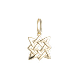 Pingente em ouro rosa, cores banhadas a ouro 14K