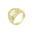 Sign of Allah Islamic Signet Men's rings in 18K Gold, 14K Gold, Rose Gold, two tone plating colors