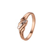 Rose Gold two tone plain design rings