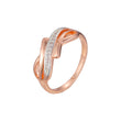 Ros¨¦goldene zweifarbige Solit?r-Marquise-Smaragd-Steinringe
