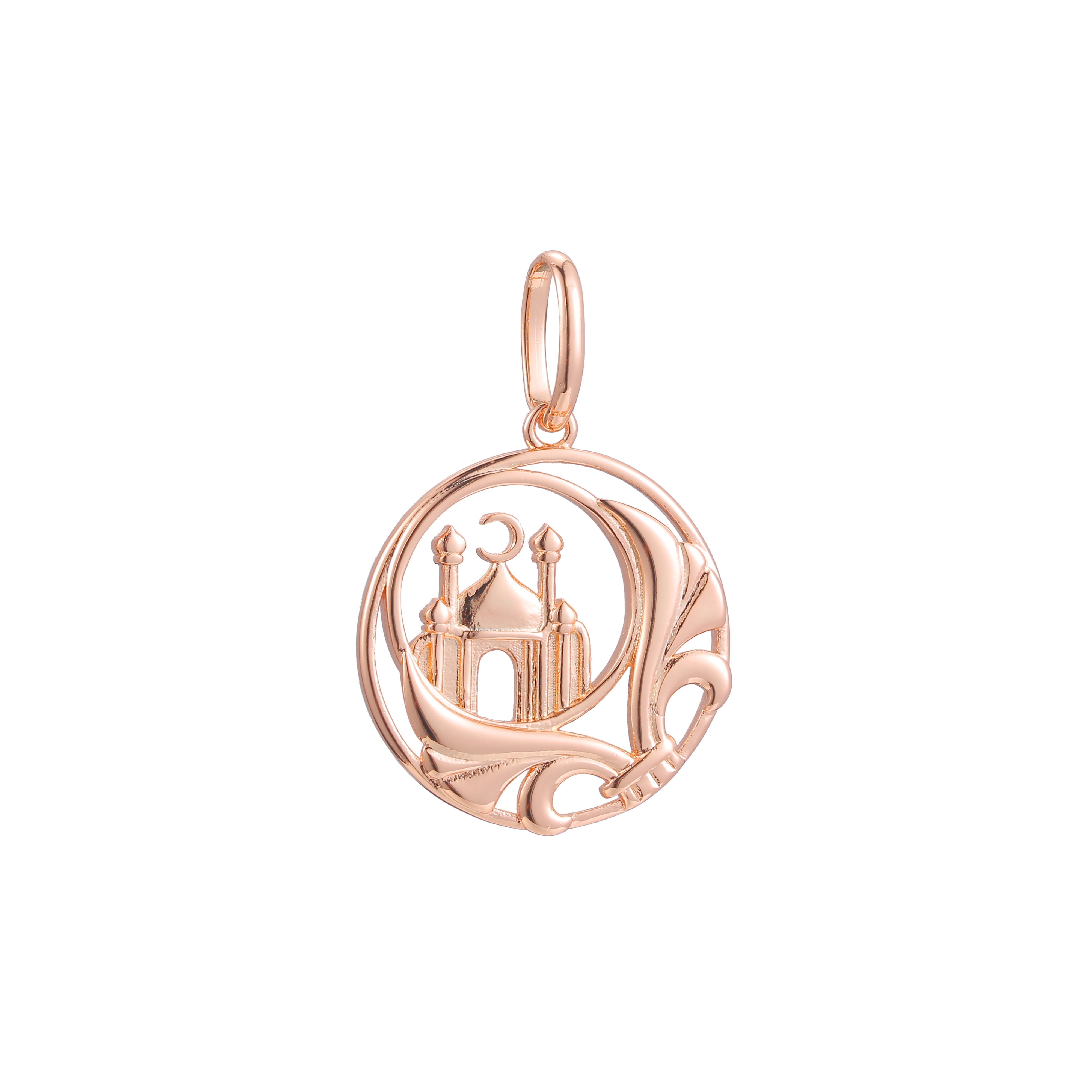 Pendant in Rose Gold, 14K Gold plating colors