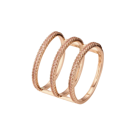 Pedras de pavimentação de anéis de ouro rosa