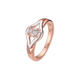 Zweifarbige Clusterringe aus Ros¨¦gold