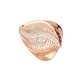 Blumenringe aus 14-kar?tigem Gold, Ros¨¦gold-Beschichtung
