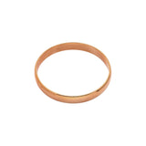Glänzende runde Armbänder aus 18 Karat Gold, Armbänder aus Roségold