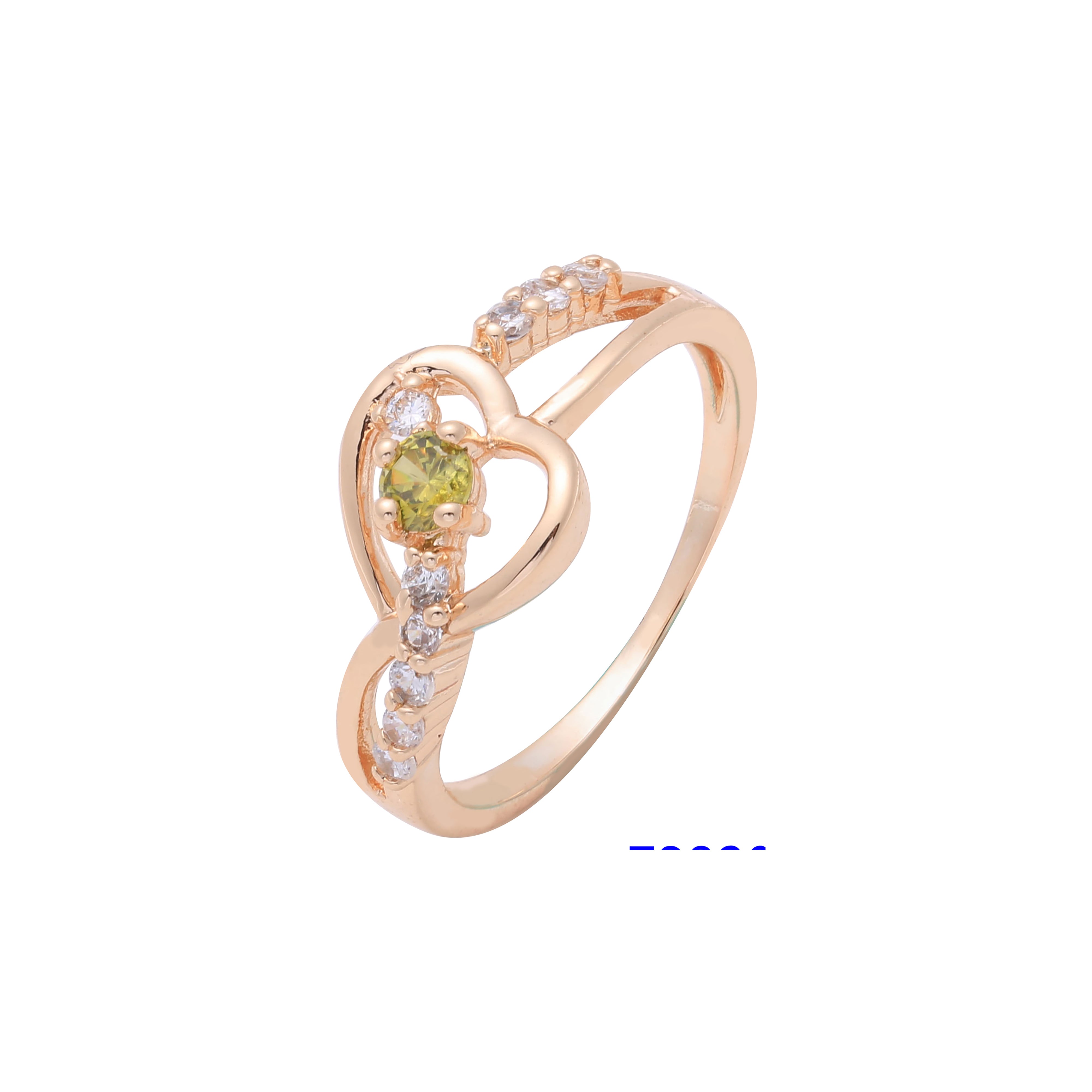 <p>Ros¨¦goldringe mit blauen Steinen</p>